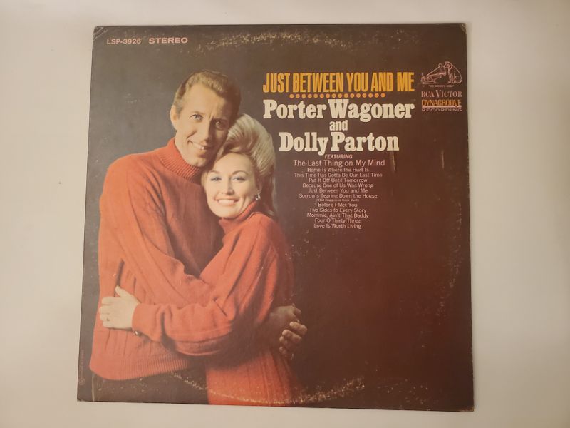 Porter Wagoner and Dolly Parton Just Between You and Me vinyl record